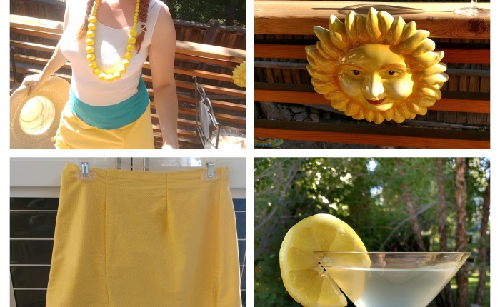 I MADE A SUMMER TANK TOP (AND A YELLOW SKIRT TOO!)