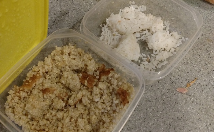 What to do with OLD LEFTOVER RICE/QUINOA?