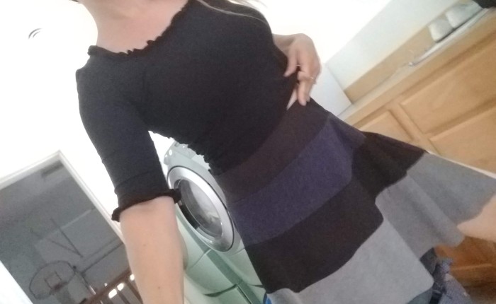 OLD STAINED T-SHIRTS TURNED INTO A SKIRT!